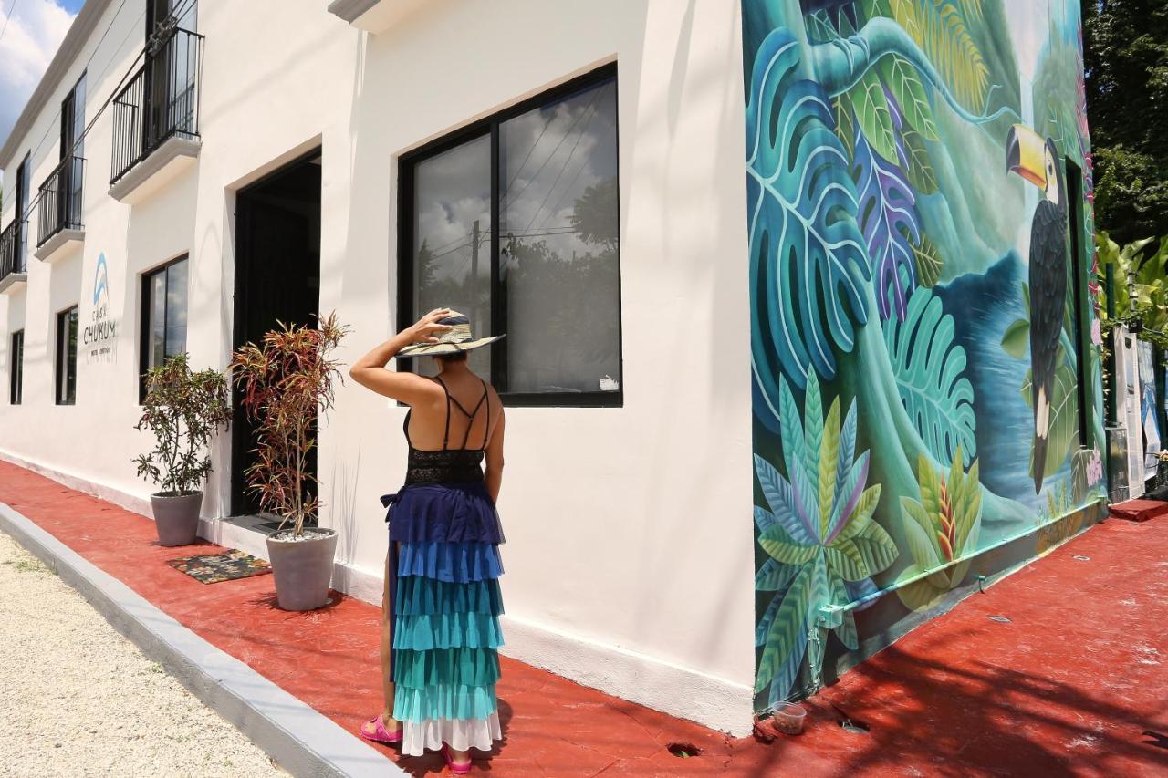 Casa Chukum Hotel บากาลาร์ ภายนอก รูปภาพ Mural in Tulum